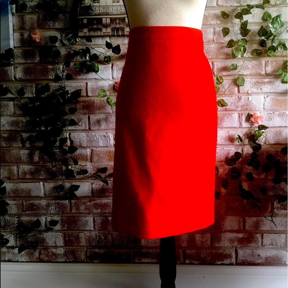 Black Friday sale| $13 Dark orange J Crew pencil skirt
